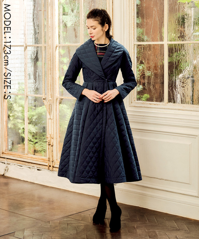 フレンチシック キルティングフレアコート｜JENNE(ジェンヌ)公式通販  