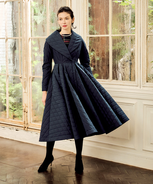 フレンチシック キルティングフレアコート｜JENNE(ジェンヌ)公式通販  