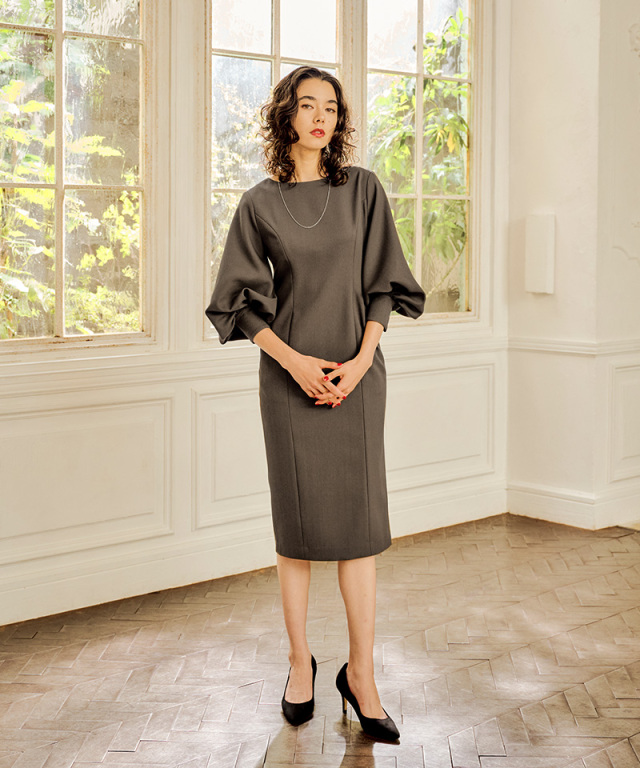 バルーンスリーブワンピース｜JENNE(ジェンヌ)公式通販：パリジェンヌ  