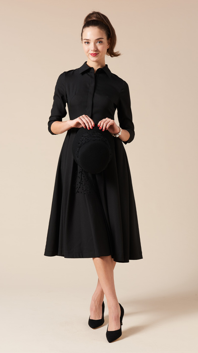 JENNEラインタックフレアワンピース｜JENNE(ジェンヌ)公式通販：パリ  