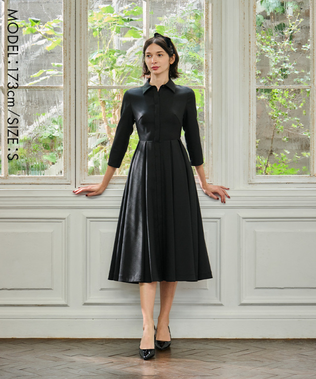 JENNEラインタックフレアワンピース｜JENNE(ジェンヌ)公式通販：パリ  