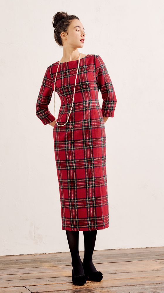 フレンチレトロチェックワンピース｜JENNE(ジェンヌ)公式通販：パリ  