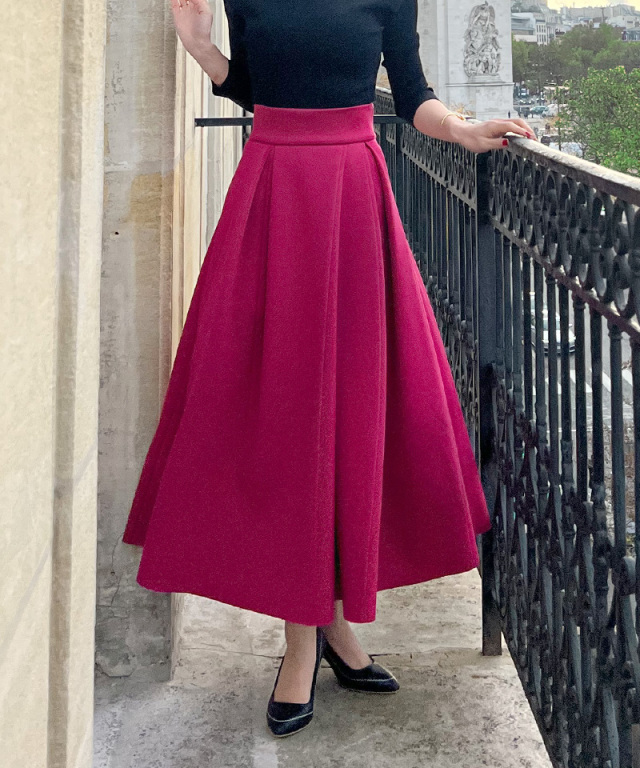 日本製ボリュームタック フレアスカート｜JENNE(ジェンヌ)公式通販  