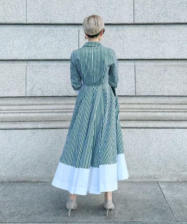 シャープ配色ワンピース｜JENNE(ジェンヌ)公式通販：パリジェンヌの  