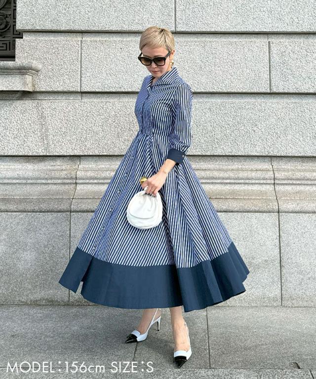 シャープ配色ワンピース｜JENNE(ジェンヌ)公式通販：パリジェンヌの  