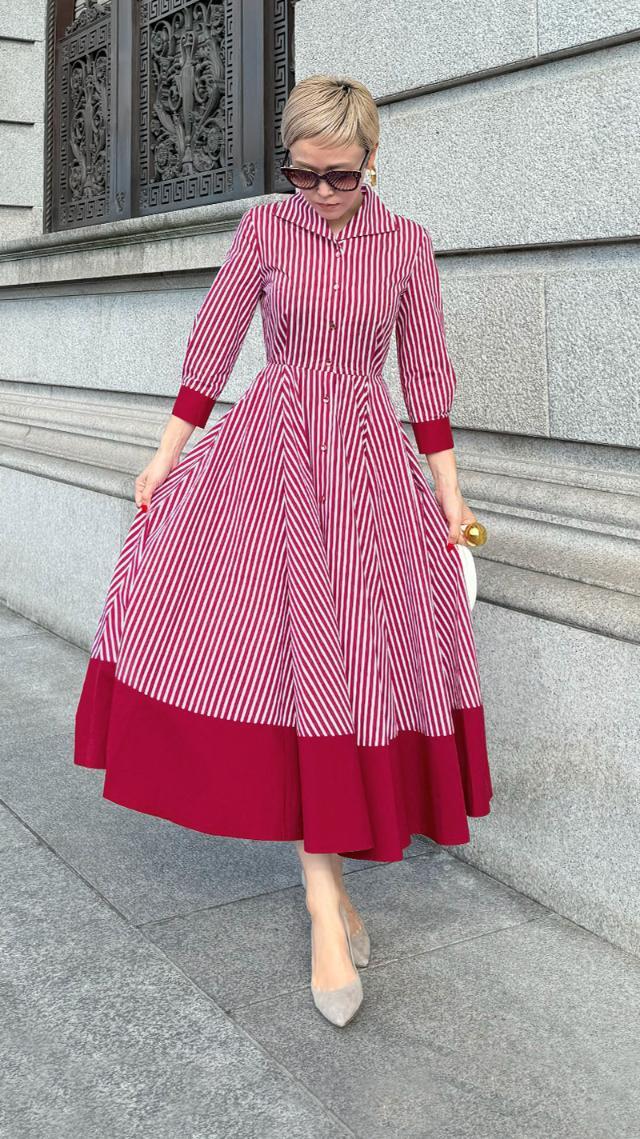 シャープ配色ワンピース｜JENNE(ジェンヌ)公式通販：パリジェンヌの  