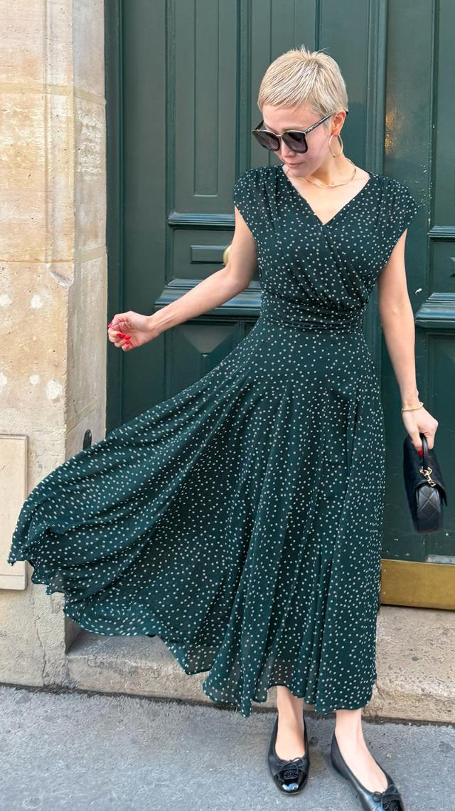 ダイアグラムドレスワンピースクリスマスドレス 