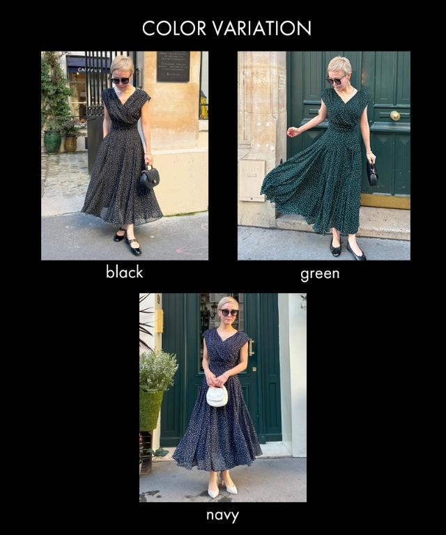 【美品】お値下げ❤️JENNE シアードットエアリーワンピース ネイビーSサイズ シアードットエアリーワンピース｜JENNE(ジェンヌ)公式通販