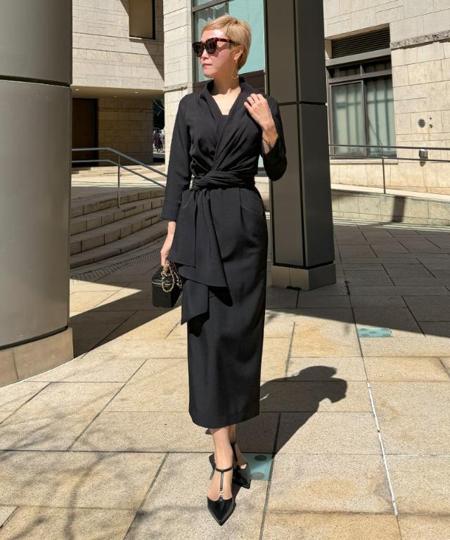 カシュクールドレープワンピース ｜JENNE(ジェンヌ)公式通販：パリ  