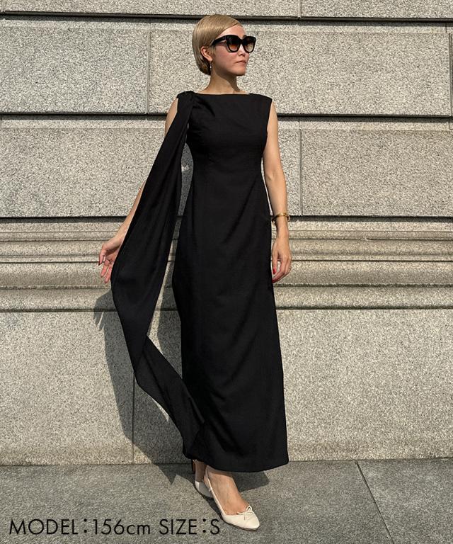 アシンメトリードレープワンピース｜JENNE(ジェンヌ)公式通販：パリ  