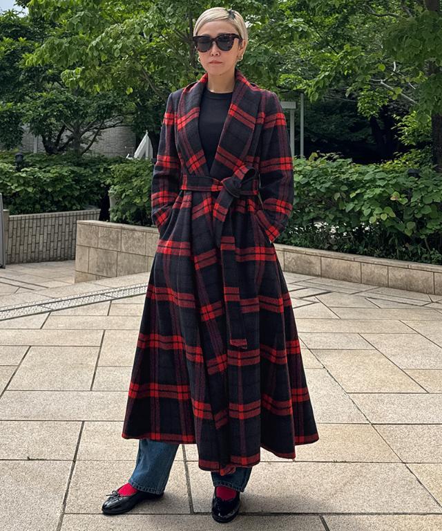 ウールブラックウォッチコート｜JENNE(ジェンヌ)公式通販：パリ