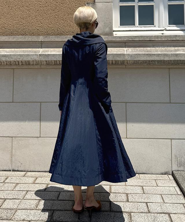 ファッション　レディース　半額以下　インブリード ロジエ　コート　ネイビー ファッション レディース 半額以下 インブリード ロジエ コート