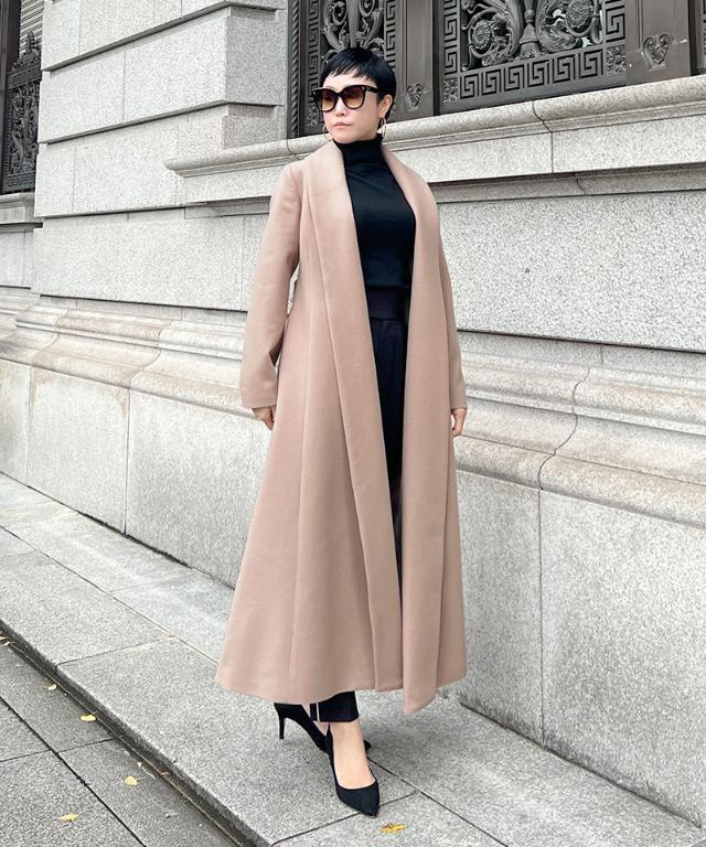 JENNE ウールコート　Ｍサイズ　ベージュ ロングコート JENNE ウールコート Mサイズ ベージュ ロングコート