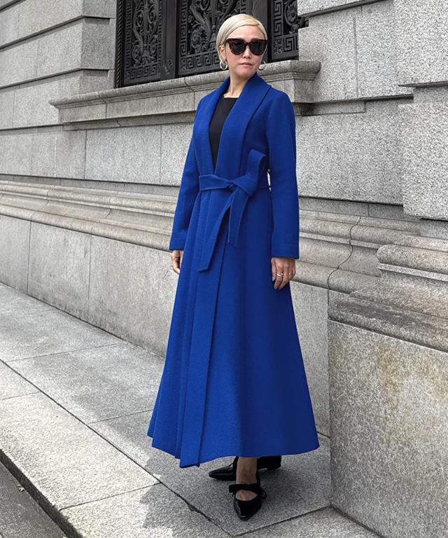 【美品】JENNE／日本製ウールコート（ネイビー） ウールドレスコート｜JENNE(ジェンヌ)公式通販：パリジェンヌの