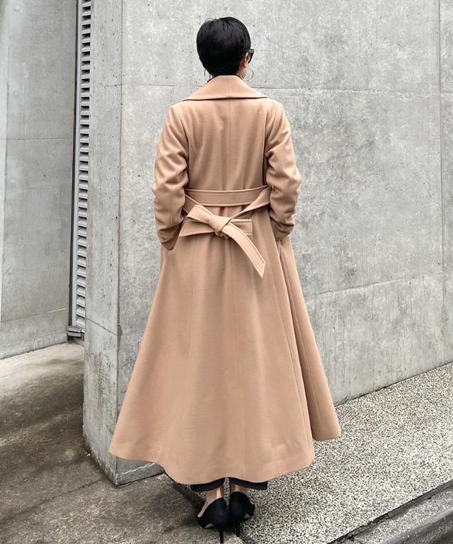 はーな　JENNE Ｍサイズウール ロングコート 新品タグ付き はーな様専用 JENNE Mサイズウール ロングコート 新品タグ付き