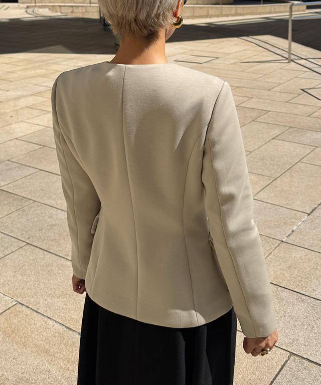 カットソー軽量ジャケット　ジェンヌ　ネイビー カットソー軽量ジャケット｜JENNE(ジェンヌ)公式通販：パリジェンヌの