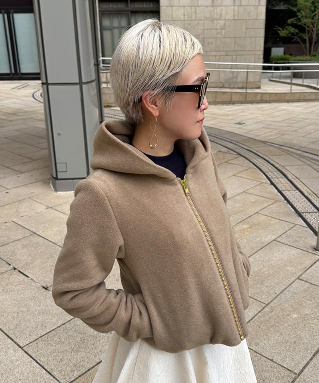 保温エアリーフリースジャケット（イタリア素材）｜JENNE(ジェンヌ