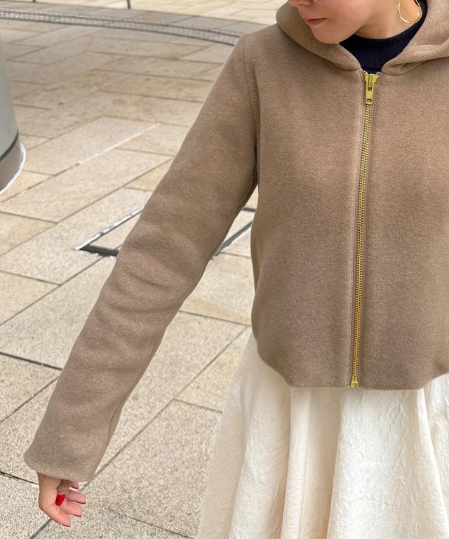 保温エアリーフリースジャケット（イタリア素材）｜JENNE(ジェンヌ