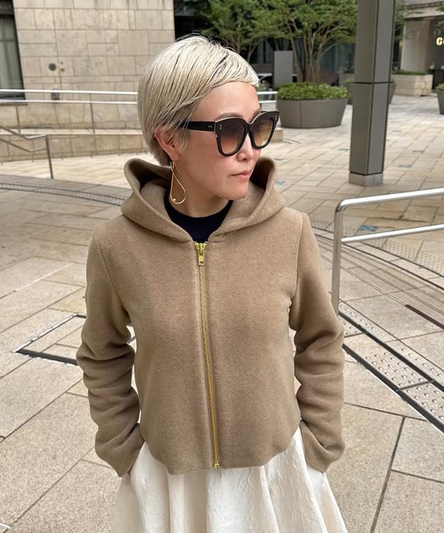 保温エアリーフリースジャケット（イタリア素材）｜JENNE(ジェンヌ