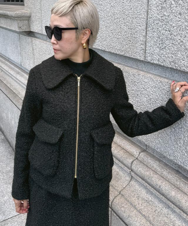 美品☆JENNE ジェンヌ　クラシカルロングジャケット　ブラック　M ノーカラーロングジャケット｜JENNE(ジェンヌ)公式通販：パリ