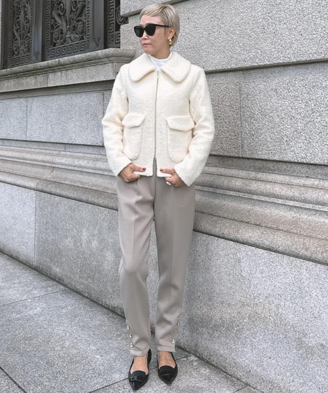 完売品✨極美品 JENNEジェンヌ トレンド ノーカラー ツイード