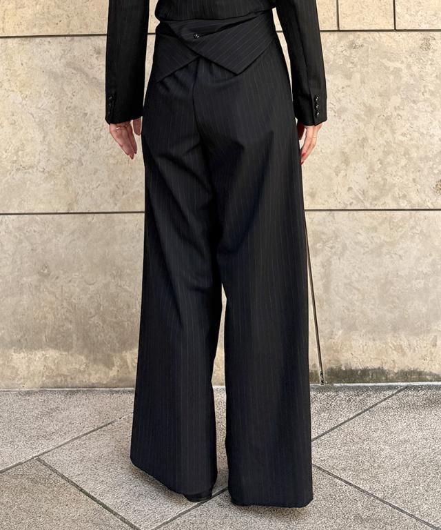 ピンストライプカマーベルトパンツ｜JENNE(ジェンヌ)公式通販：パリ