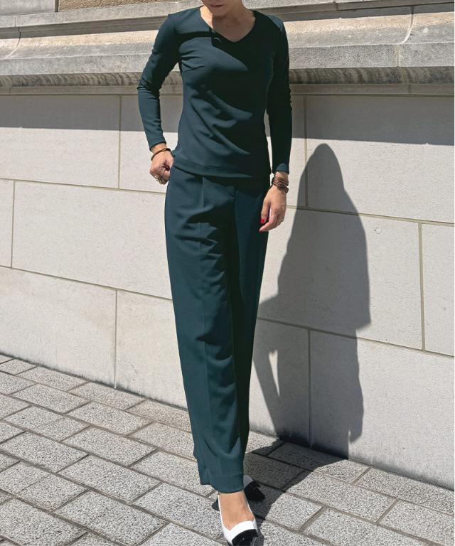 ストレッチモダンワイドパンツ｜JENNE(ジェンヌ)公式通販：パリ  