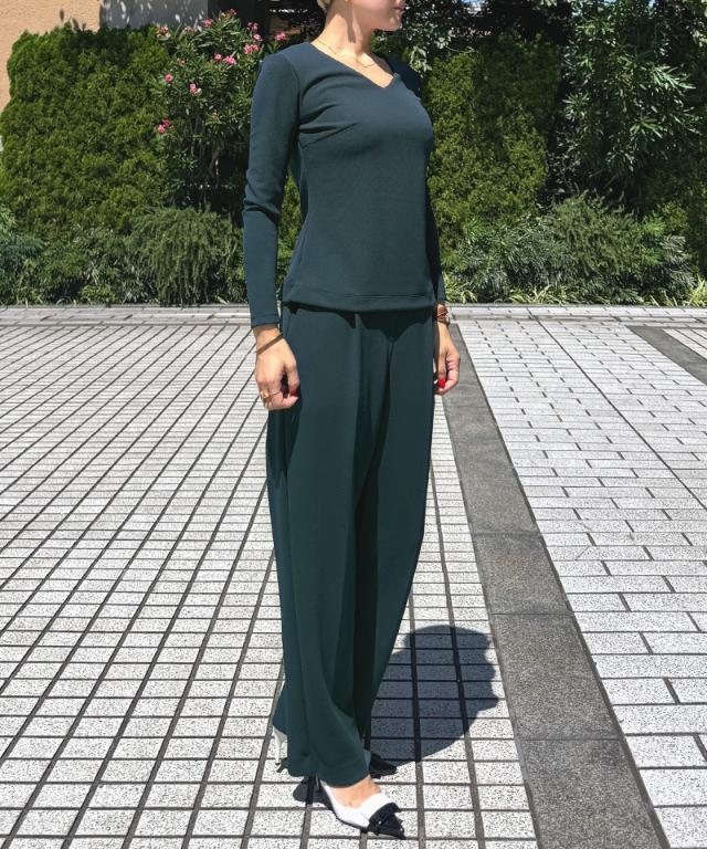 ストレッチモダンワイドパンツ｜JENNE(ジェンヌ)公式通販：パリ  
