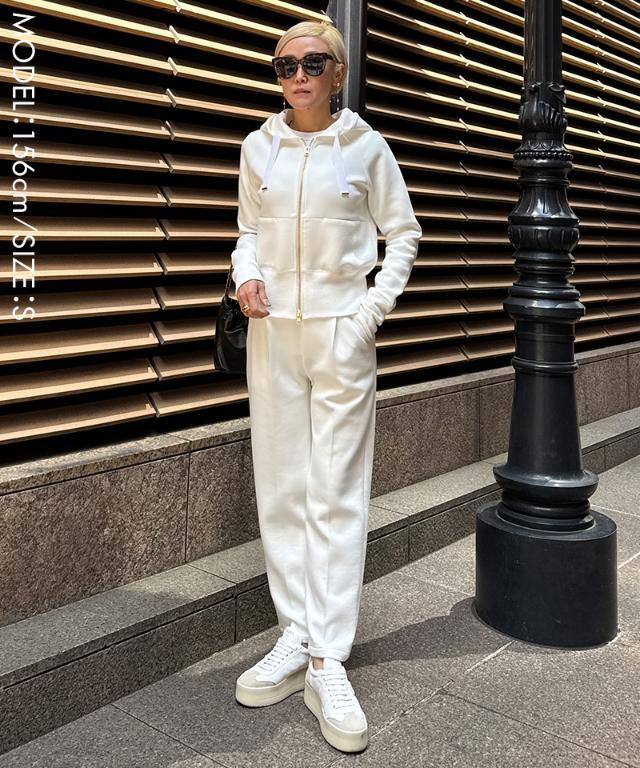 【新品】JENNEジェンヌ 2024 美脚-3キロスラックス　ホワイト 日本製美脚カットソースラックス｜JENNE(ジェンヌ)公式通販