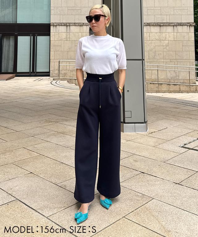 JENNE ジェンヌ　裏起毛　ブラックパンツ　M 日本製ワイドパンツ｜JENNE(ジェンヌ)公式通販：パリジェンヌの