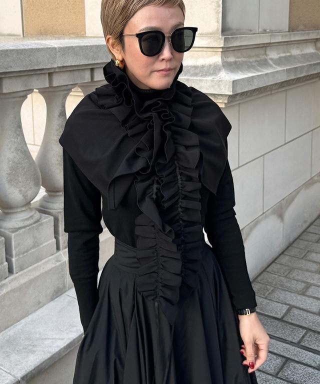 JENNE ネックストール 【完売品】 黒白ミックスカラー 日本製37.5ネックストール｜JENNE(ジェンヌ)公式通販：パリジェンヌの