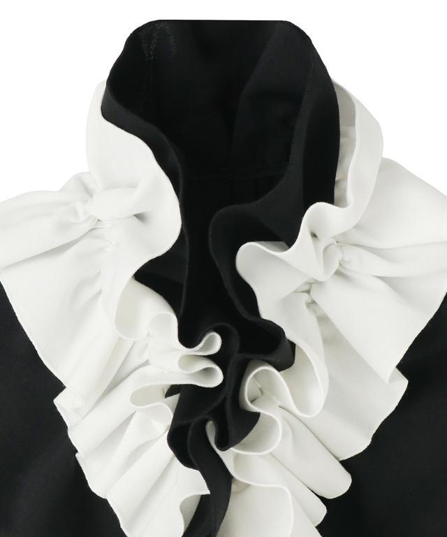JENNE ネックストール 【完売品】 黒白ミックスカラー JENNE ネックストール 【完売品】 黒白ミックスカラー JENNE ネック