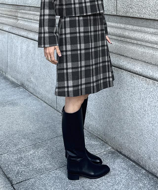 Aラインチェックスカート｜JENNE(ジェンヌ)公式通販：パリジェンヌの