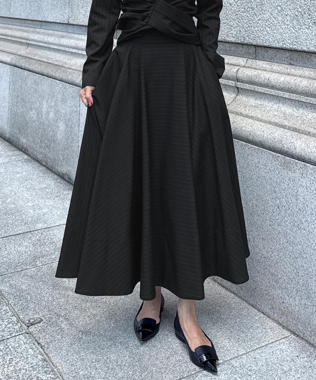 ピンストライプフレアスカート｜JENNE(ジェンヌ)公式通販：パリ