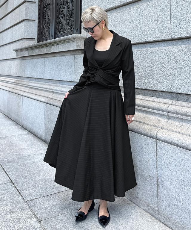 ピンストライプフレアスカート｜JENNE(ジェンヌ)公式通販：パリ