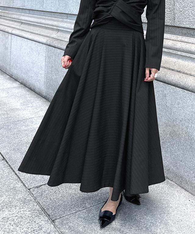 ピンストライプフレアスカート｜JENNE(ジェンヌ)公式通販：パリ