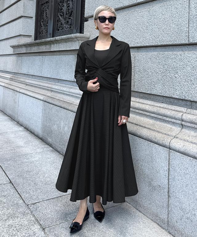 ピンストライプフレアスカート｜JENNE(ジェンヌ)公式通販：パリ