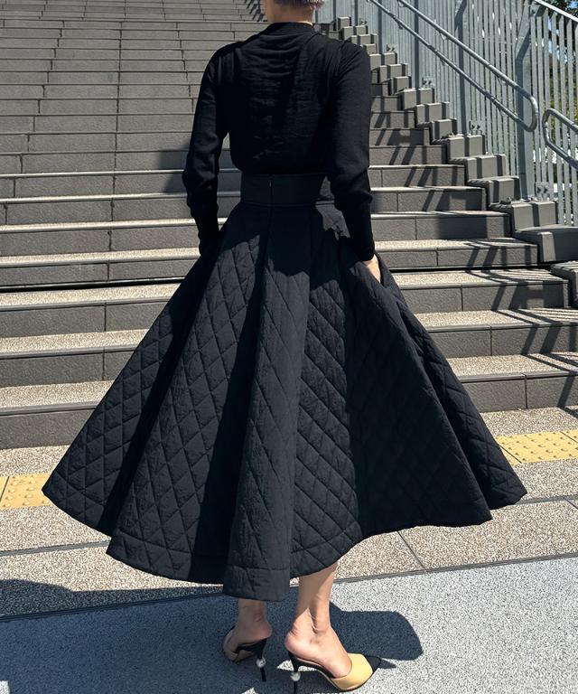 機能中綿キルティングスカート｜JENNE(ジェンヌ)公式通販：パリ