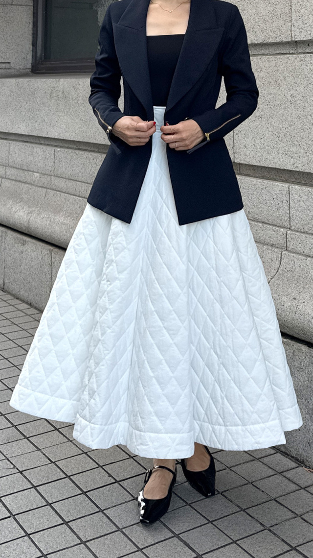 機能中綿キルティングスカート｜JENNE(ジェンヌ)公式通販：パリ