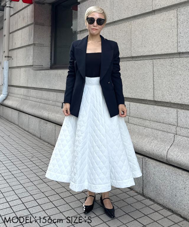 ジェンヌ　機能中綿キルティングスカート 機能中綿キルティングスカート｜JENNE(ジェンヌ)公式通販：パリ