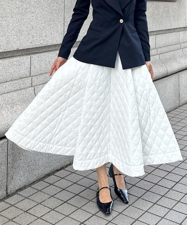 機能中綿キルティングスカート｜JENNE(ジェンヌ)公式通販：パリ