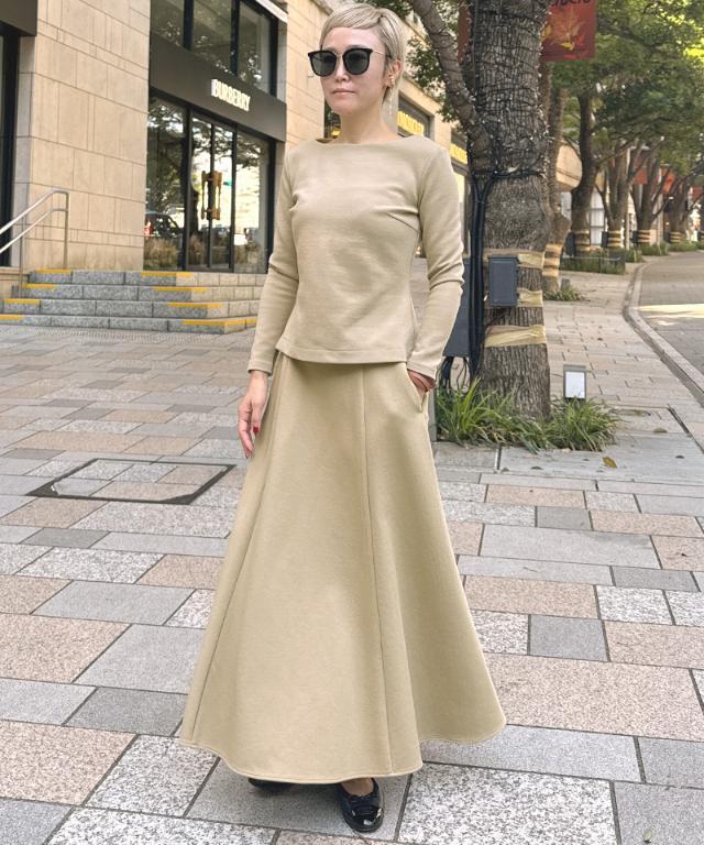 裏起毛カットロングスカート｜JENNE(ジェンヌ)公式通販：パリジェンヌ