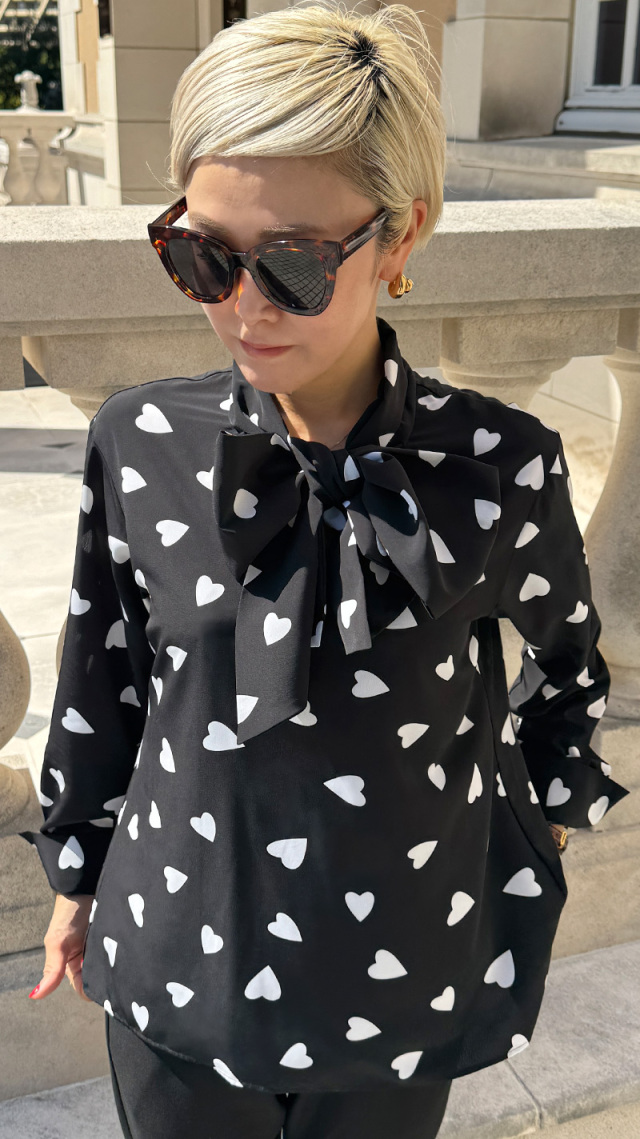 日本製ハートボータイブラウス｜JENNE(ジェンヌ)公式通販：パリ