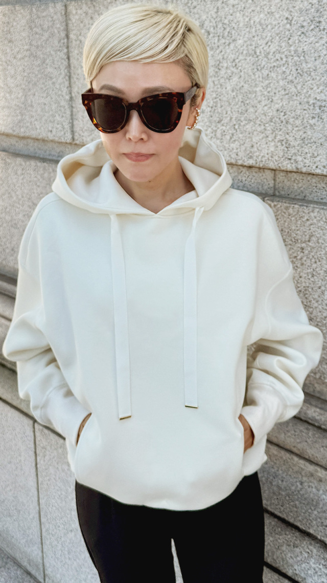 (ティー・ジェイズ) Tee Jays レディース ラグラン スウェット パーカー フーディー プルオーバー PC3427 (ダークグ JINDAI ビッグプリントスウェットパーカー KANAちゃん グレー