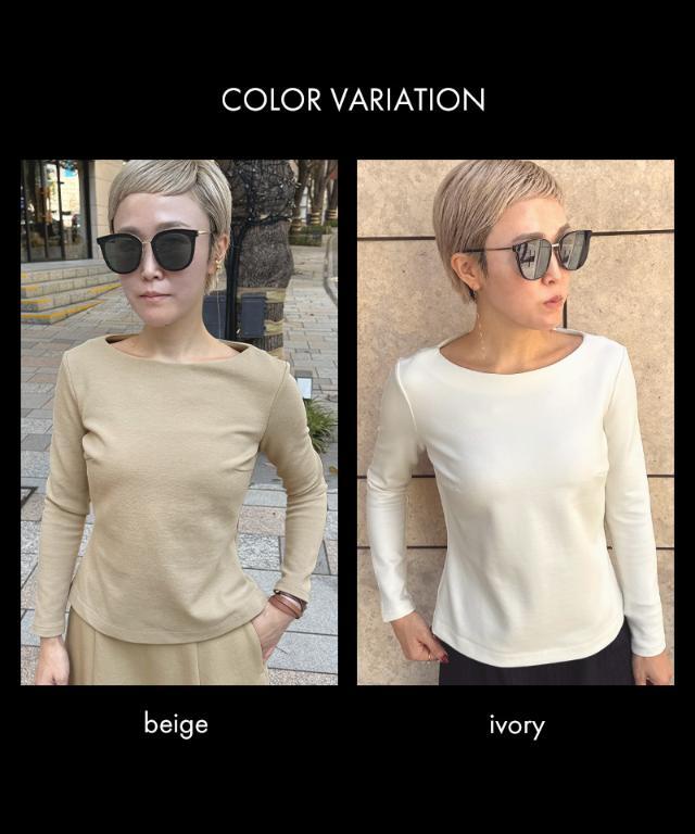 美バストライン裏起毛カットソー｜JENNE(ジェンヌ)公式通販：パリ