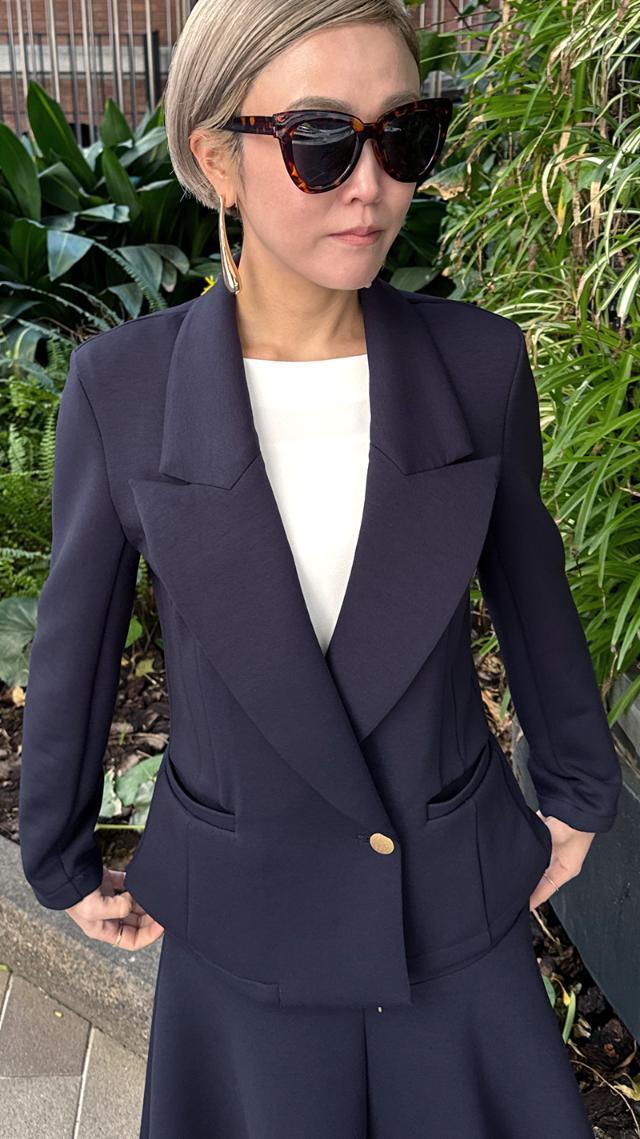 未使用 タグ付き JENNE ジェンヌ 日本製着痩せストレッチカットジャケット 日本製着痩せストレッチカットジャケット｜JENNE(ジェンヌ)公式通販