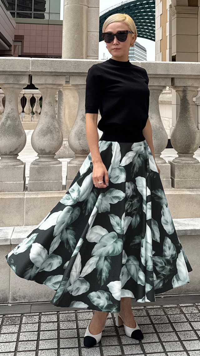 リーフフレアスカート｜JENNE(ジェンヌ)公式通販：パリジェンヌのよう  