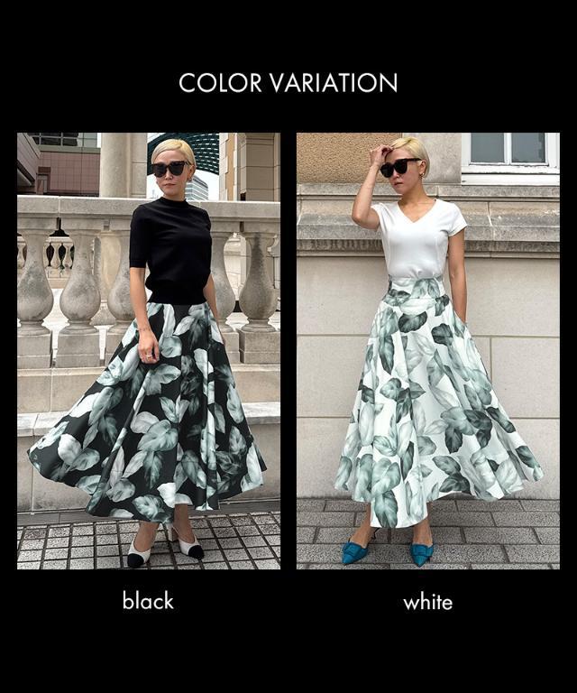 リーフフレアスカート｜JENNE(ジェンヌ)公式通販：パリジェンヌのよう