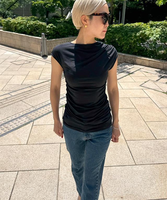 tシャツ 日本製エアリーcoolシャーリングカットソー レディース 日本製エアリーcoolシャーリングカットソー｜JENNE(ジェンヌ