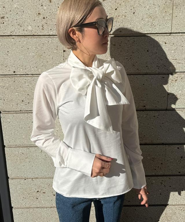 JENNE ジェンヌ　日本製ブラウス見えカットソー 日本製ブラウス見えカットソー｜JENNE(ジェンヌ)公式通販：パリ